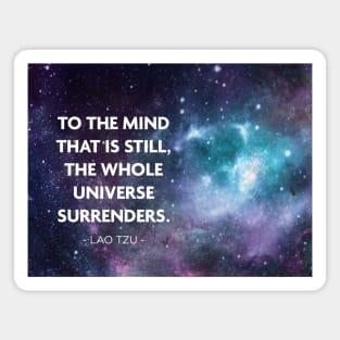 Universe Quote Design. Magnet